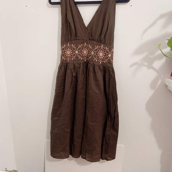 Summer dress brown - Picture 4 of 4